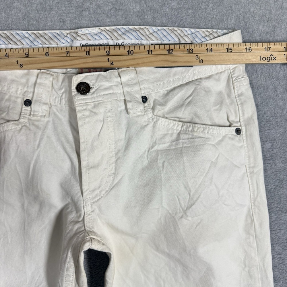 DOLCE&GABBANA Power Vintage Jeans Tight Slim Fit Mens 32x34 Straight Leg - Picture 14 of 16